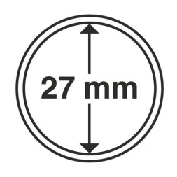 Капсула для хранения монет диаметром 27 мм (Россия)