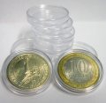 Капсула для хранения монет диаметром 27 мм (Россия)
