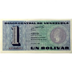 Венесуэла 1 боливар 1989 год - UNC