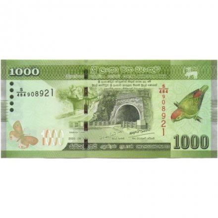 Шри-Ланка 1000 рупий 2020 год - UNC