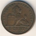 Бельгия 2 сантима 1905 год DER BELGEN