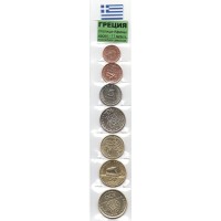 Набор из 7 монет Греция 1982-1990 год