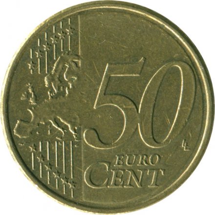 Финляндия 50 евроцентов 2009 год - Герб Финляндии