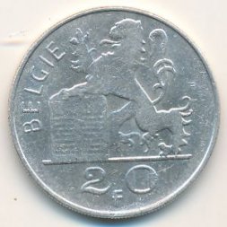 Бельгия 20 франков 1951 год BELGIE