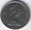 Новая Зеландия 20 центов 1975 год - Киви