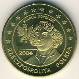 Польша 50 евроцентов 2004 год