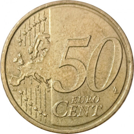 Люксембург 50 евроцентов 2008 год - Великий герцог Люксембурга Анри