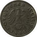 Третий Рейх 10 рейхспфеннигов 1940 год (F)