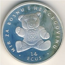 Босния и Герцеговина 14 экю 1994 год