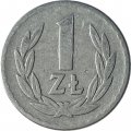 Польша 1 злотый 1949 год (алюминий)