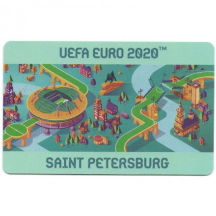 Транспортная карта &quot;Подорожник&quot;. Чемпионат Европы по футболу UEFA EURO 2020