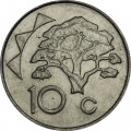 Намибия 10 центов 2012 год