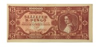 Венгрия 100000 б.-пенгэ 1946 года - AU