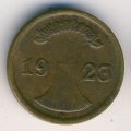 Веймарская республика 2 рентенпфеннига 1923 год (D)
