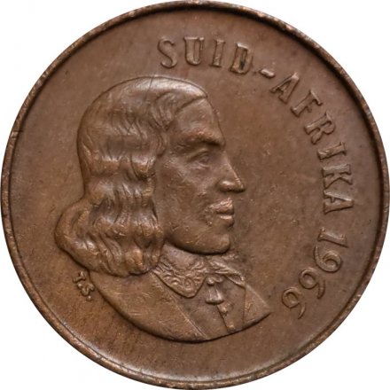 ЮАР 1 цент 1966 год (SUID-AFRIKA)