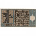 Германия (нотгельд) 50 пфеннигов 1921 год - Серия &quot;Районы Берлина&quot;. Нойкельн. Деревня Риксдорф около 1820 г. (вид 14) - aUNC