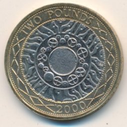 Великобритания 2 фунта 2000 год - Технология