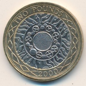 Великобритания 2 фунта 2000 год - Технология