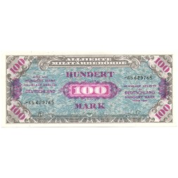 Германия 100 марок 1944 год - Советская зона оккупации - UNC (пресс)