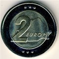 Румыния 2 евро 2004 год (Unusual)