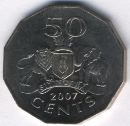 Свазиленд 50 центов 2007 год
