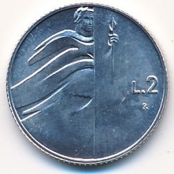 Сан-Марино 2 лиры 1990 год