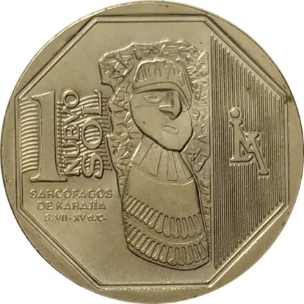 Перу 1 новый соль 2010 год - Карахиа