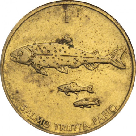 Словения 1 толар 1996 год