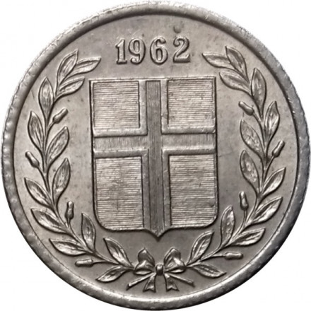 Исландия 10 эйре 1962 год