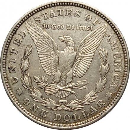 США 1 доллар 1921 год - Доллар Моргана (D)