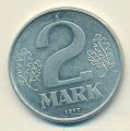 ГДР 2 марки 1977 год (A)