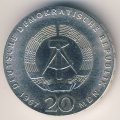 ГДР 20 марок 1967 год