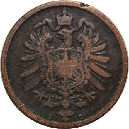 Германия 2 пфеннига 1875 год (C)
