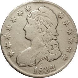 США 50 центов 1832 год - Capped Bust Half Dollar