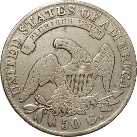 США 1/2 доллара 1832 год - Capped Bust Half Dollar