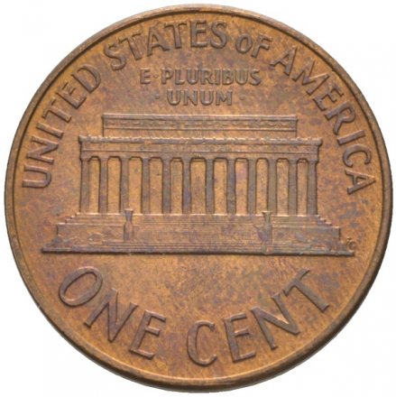 США 1 цент 1966 год - Авраам Линкольн (без отметки МД)