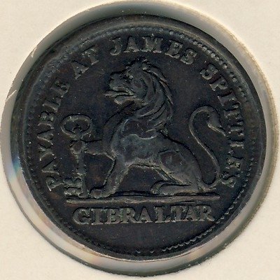Гибралтар 1 кварто 1820 год