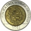 Уругвай 10 песо 2011 год - Пума