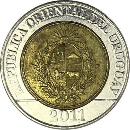Уругвай 10 песо 2011 год - Пума