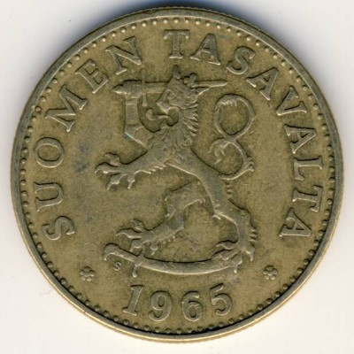 Финляндия 50 пенни 1965 год