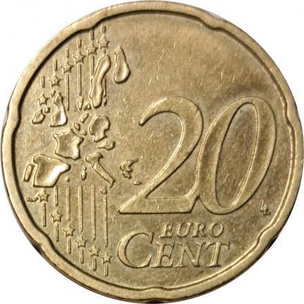 Финляндия 20 евроцентов 1999 год