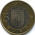 Финляндия 5 евро 2011 год - Лапландия