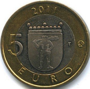 Финляндия 5 евро 2011 год - Лапландия