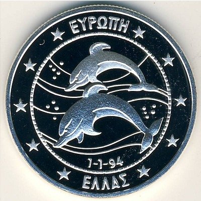 Греция 10 экю 1994 год