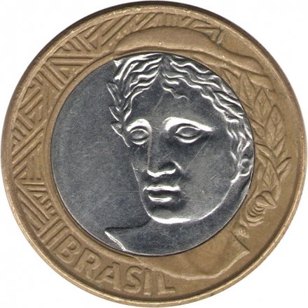 Бразилия 1 реал 2007 год - Республика