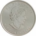 Канада 5 долларов 2014 год - Кленовый лист