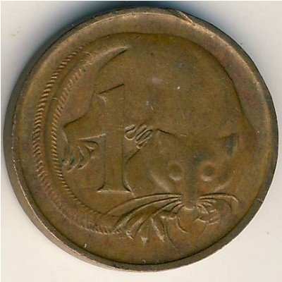 Австралия 1 цент 1972 год