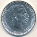 Дания 2 кроны 1930 год - 60-летие Короля Кристиана X