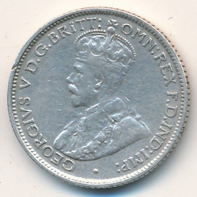 Австралия 6 пенсов 1935 год