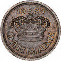 Дания 25 эре 1999 год - Корона